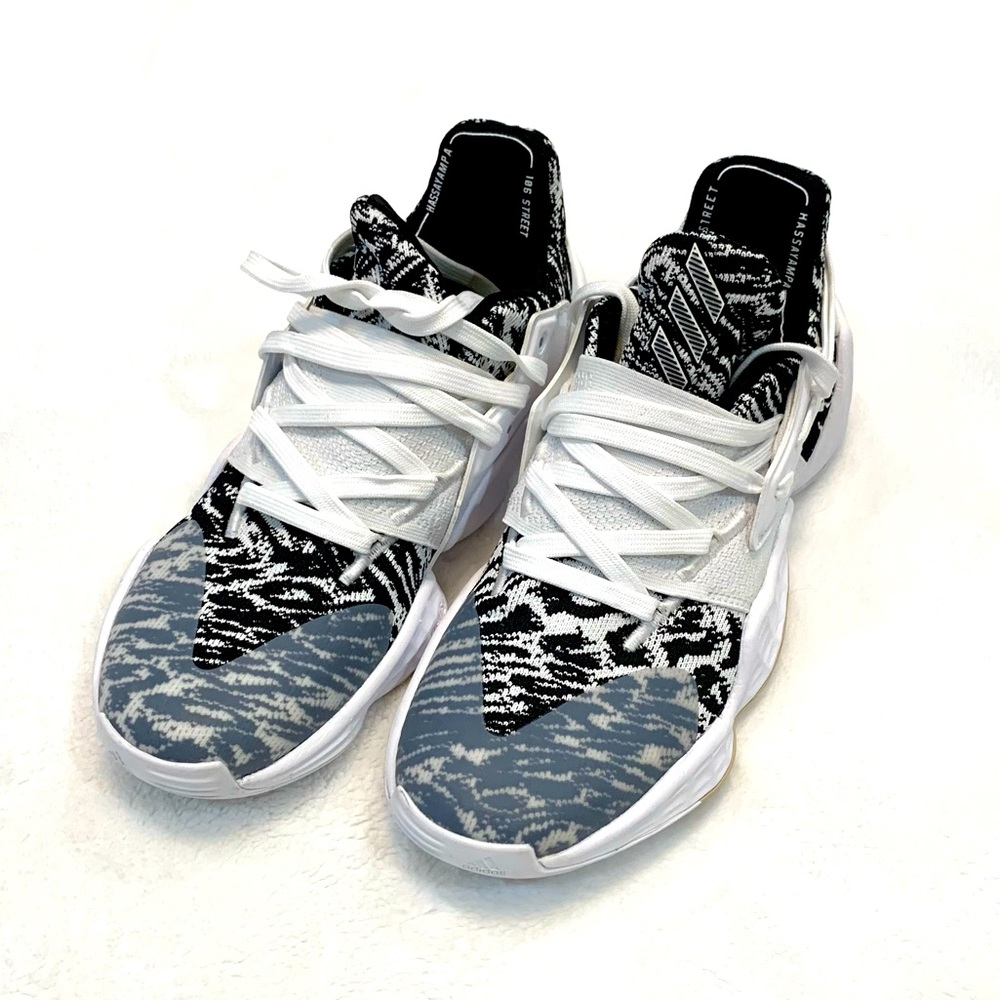 ADIDAS BASKETBALL JAMES HARDEN VOL. 4 "COOKIES & CREAM" MEN sneakers Size 6,5 - Picture 2 of 16